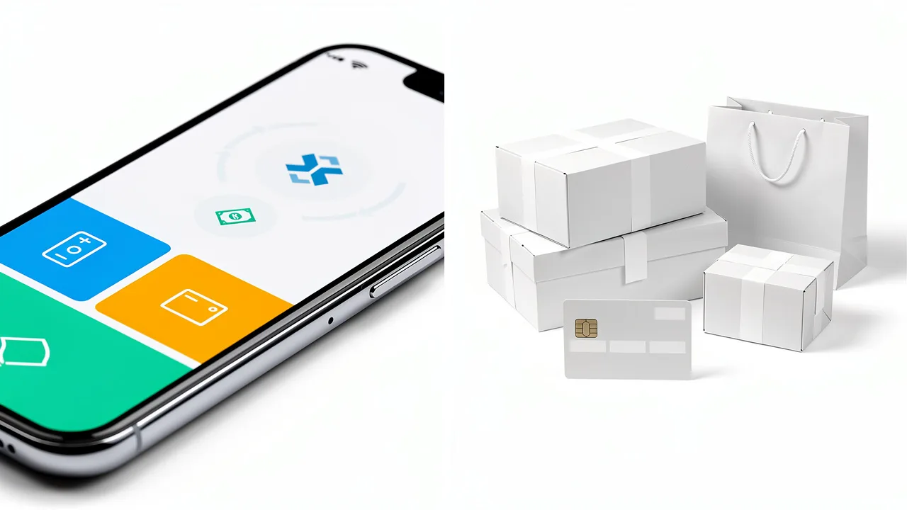 Split screen comparison showing a smartphone with instant money transfer notification on left side a